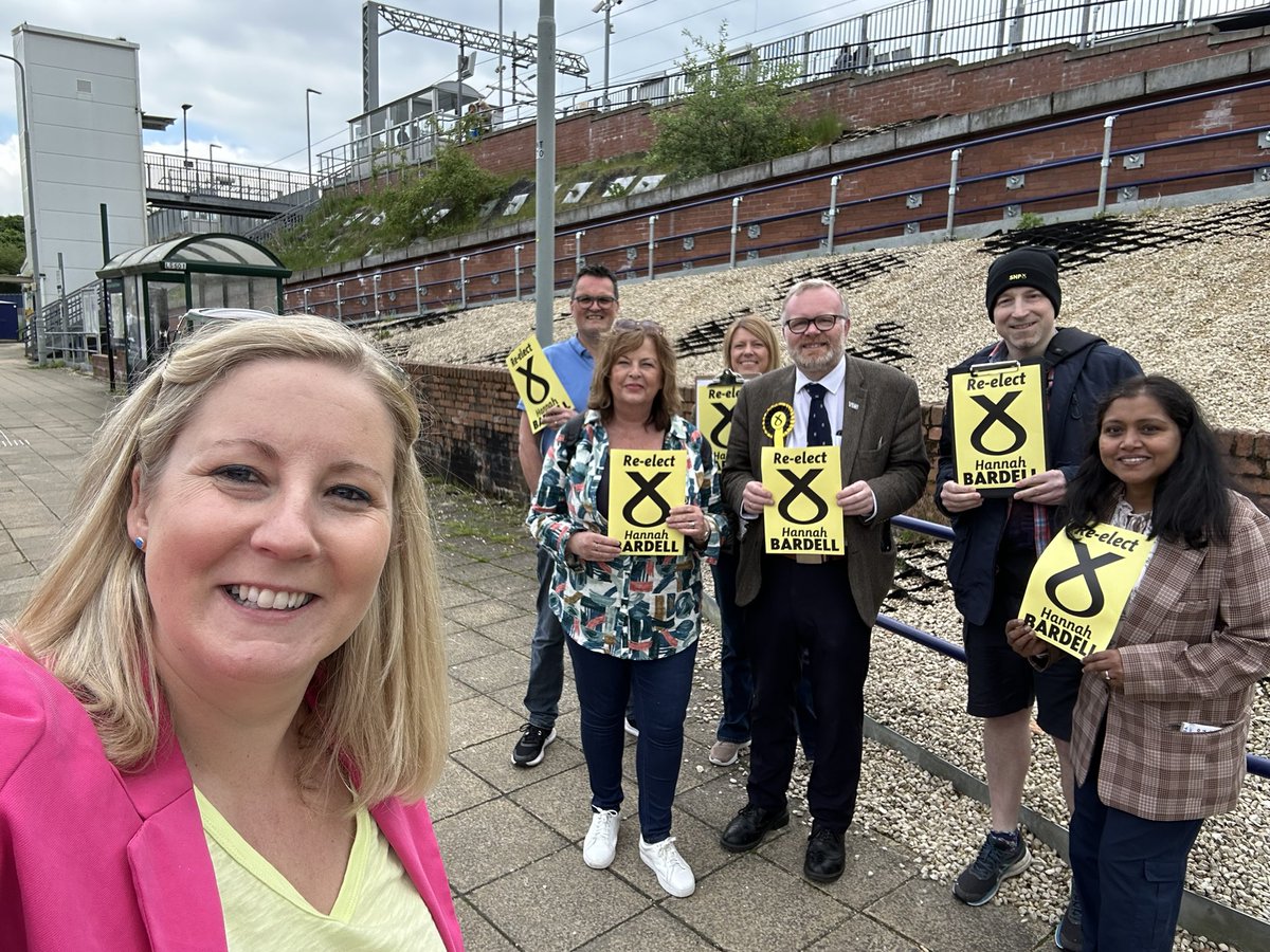 What a day, @theSNP activists out across West Lothian to support @MartynDaySNP and myself in the upcoming General Election. Only a vote for the SNP will ensure people in our communities are protected from the damage Westminster parties are imposing. #GE24 #activesnp 🗳️