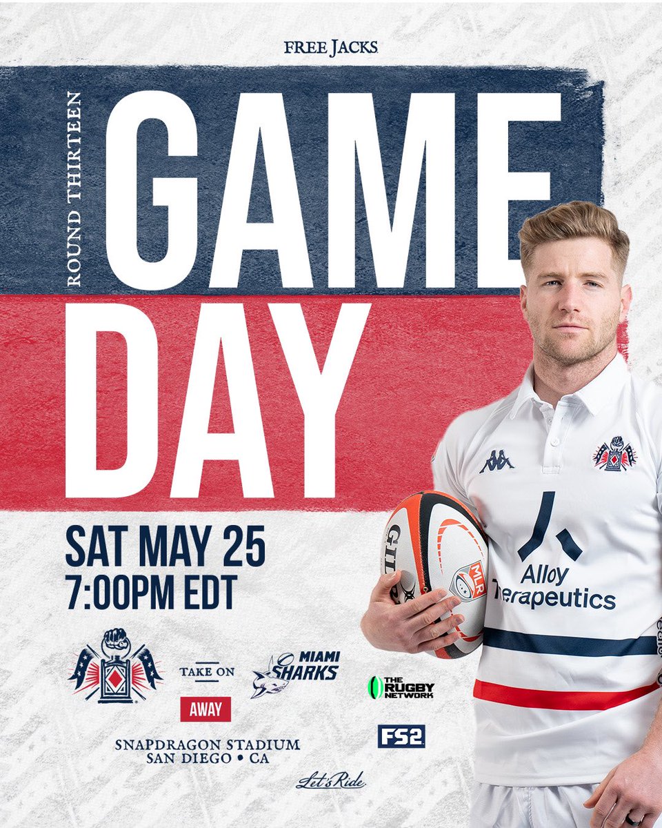 It’s game day! Tune in at 7:00 ET on FS2 or @therugbynetwork for those out of network!