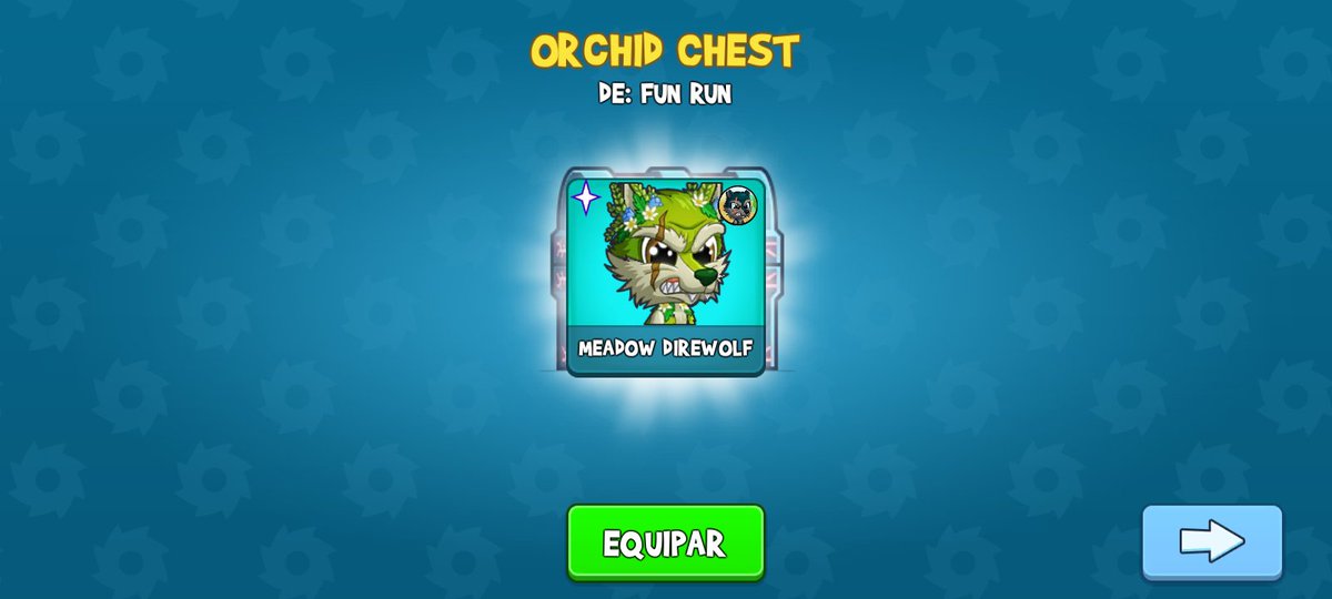 4NDROM3DAN's tweet image. En mi cuarto cofre me salió el meadow derewolf 🐺🌱 con un 1.00%.
In my fourth chest I got the meadow derewolf 🐺🌱 with 1.00%
#funrun3