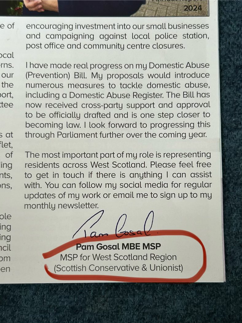 JaneBB's tweet image. @CommunityMagHel delivered to #Helensburgh #ArgyllandBute homes this afternoon and leaflet inside for @PamGosalMSP If you’re reading it, trying to find which party #PamGosal representing (it’s not obvious folks) it’s @ScotTories 🔍🕵️‍♀️🔎😤
