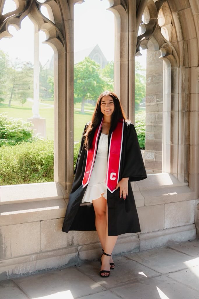 Lillyanna. Travieso. Godoy.  Hurst  graduating today. She is our Guardian Angel   Cornell   University