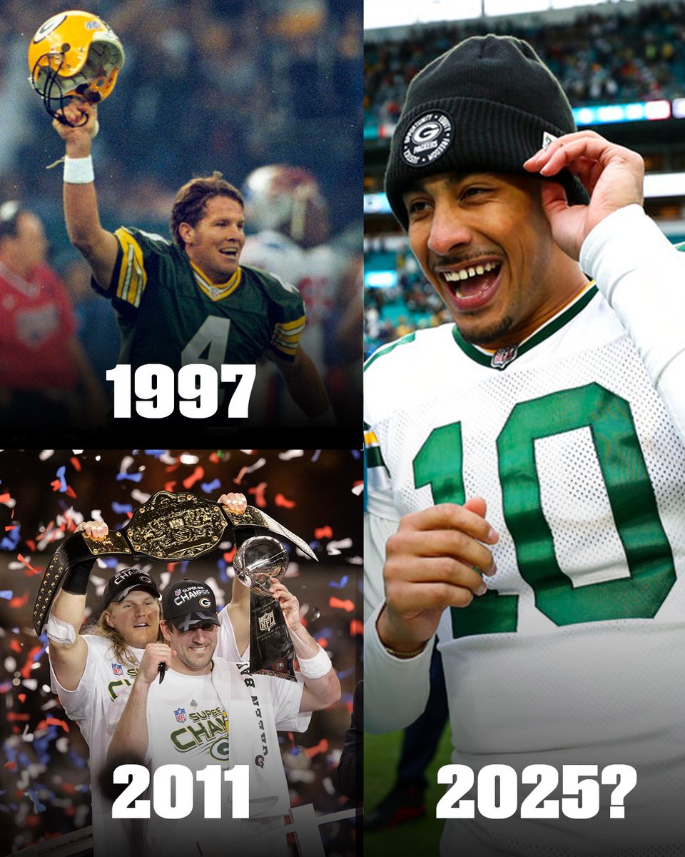 The last two Super Bowl titles came 14 years apart for the @packers 🏆 Could history repeat in 2025? 👀