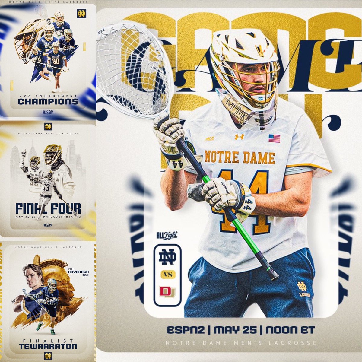 Visual branding <a href="/NDlacrosse/">Notre Dame Lacrosse</a>