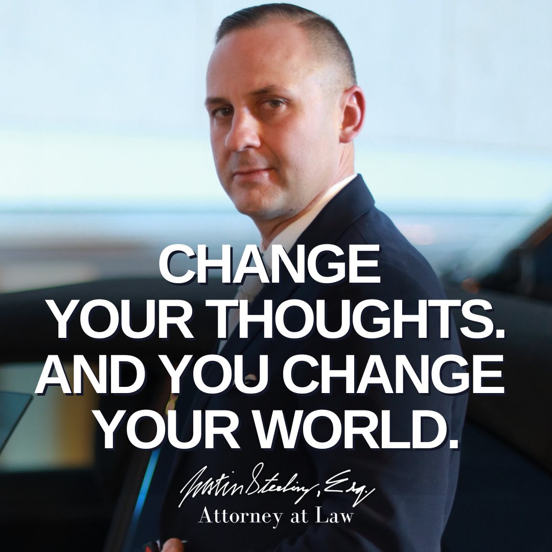 The Sterling Firm's commitment to a forward-thinking, optimistic approach that drives positive change and cultivates a culture of innovation and progress! 🏛 Personal Injury & Business Law 🆓 TOLL FREE: (844) 4-GETLEGAL 📲 +1(310)498-2750 #lawyer #lawfirm #motivation