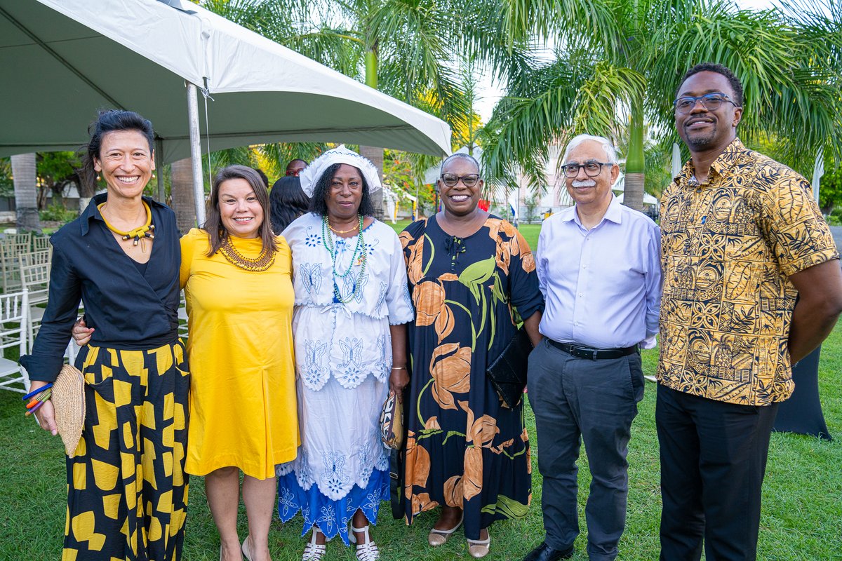 UNFPACaribbean's tweet photo. Join @unfpa in driving change for climate resilience! 💪 Kudos to @karlsen_jenny for raising the flag for our cause at the opening of the Children & Youth Action Summit. More opportunities, more meaningful connections – here's to our future leaders! 🌏 #SIDS4 #ICDP30 https://t.co/sKOfDoYFLZ
