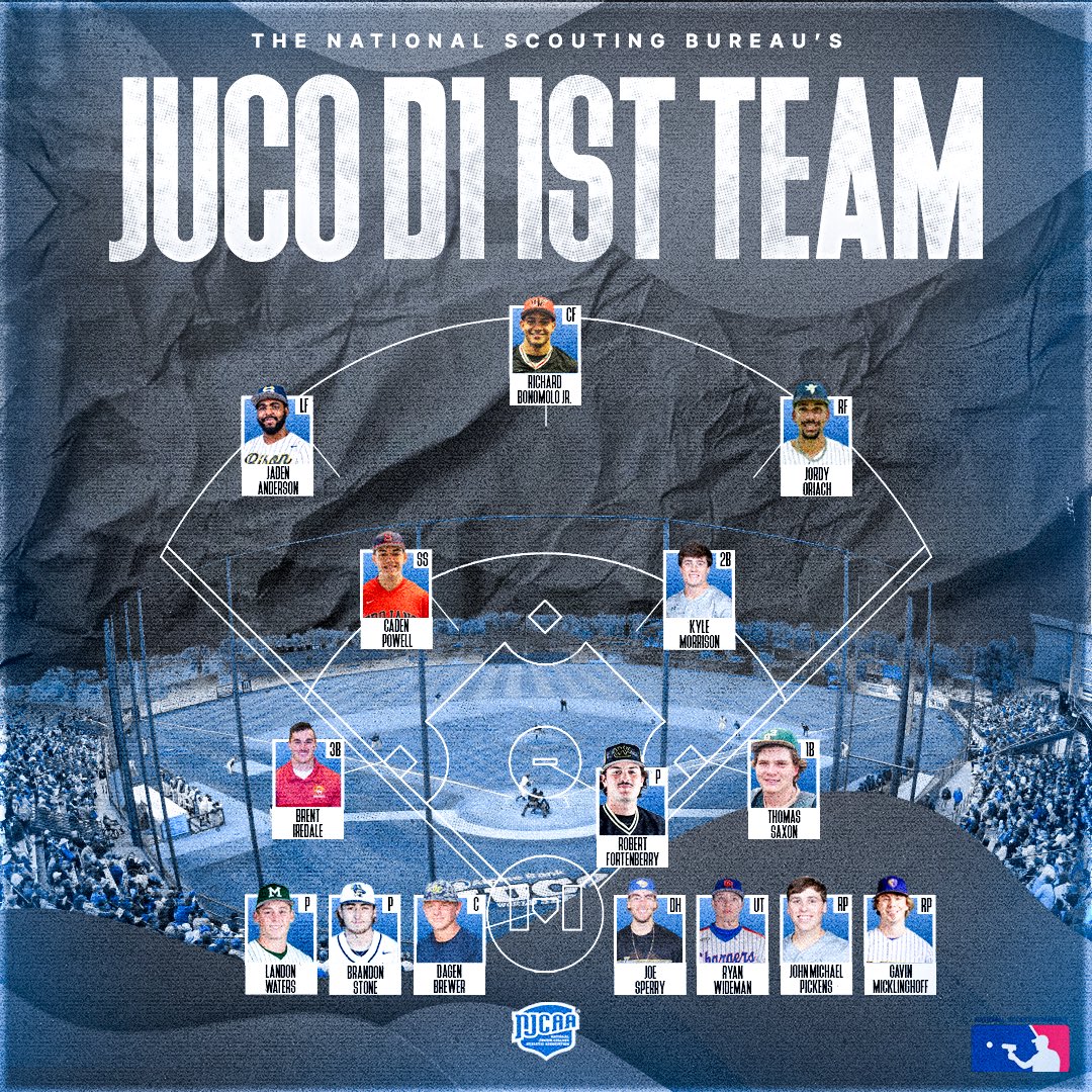 NSBScouting's tweet image. The National Scouting Bureau presents the NSB JUCO D1 All-American 1st, 2nd, and HM Teams from this past 2024 season!

Congratulations to all of the recipients!

#NSBPipeline