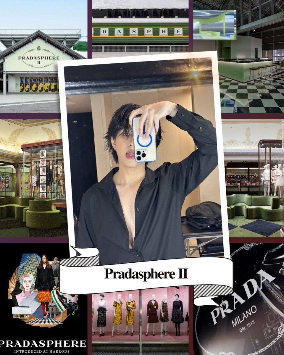 Bb_pnbibM's tweet photo. '-'_꩜ 𝘒𝘶𝘯𝘱𝘪𝘮𝘰𝘰𝘬 ꩜_'-'
— La exposición ubicada en Shanghái brinda un acceso incomparable y de primera mano al pasado, presente y futuro de la marca. Amé poder ver distintas versiones de @PRADA_FK
#TEAMPRADA + #PradasphereII https://t.co/4pBFzauON0
