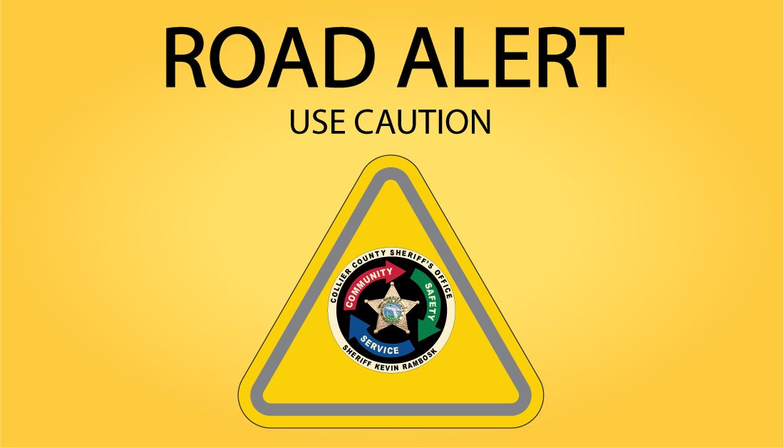 12 p.m.: All southbound lanes of US 41 N. are closed at the intersection with Vanderbilt Beach Road due to a crash. Use caution. Expect delays. Find an alternate route, if possible. ￼