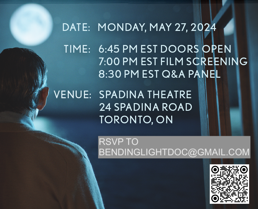 Dunlap Institute (@dunlapinstitute) on Twitter photo Join us for a special screening of Bending Light, a new documentary starring Bob McDonald as he explores Canada’s part in proving Einstein’s Theory of General Relativity. It will be at The Spadina Theatre, 24 Spadina Rd on May 27 at 7pm. Please RSVP to bendinglightdoc@gmail.com! Join us for a special screening of Bending Light, a new documentary starring Bob McDonald as he explores Canada’s part in proving Einstein’s Theory of General Relativity. It will be at The Spadina Theatre, 24 Spadina Rd on May 27 at 7pm. Please RSVP to bendinglightdoc@gmail.com!