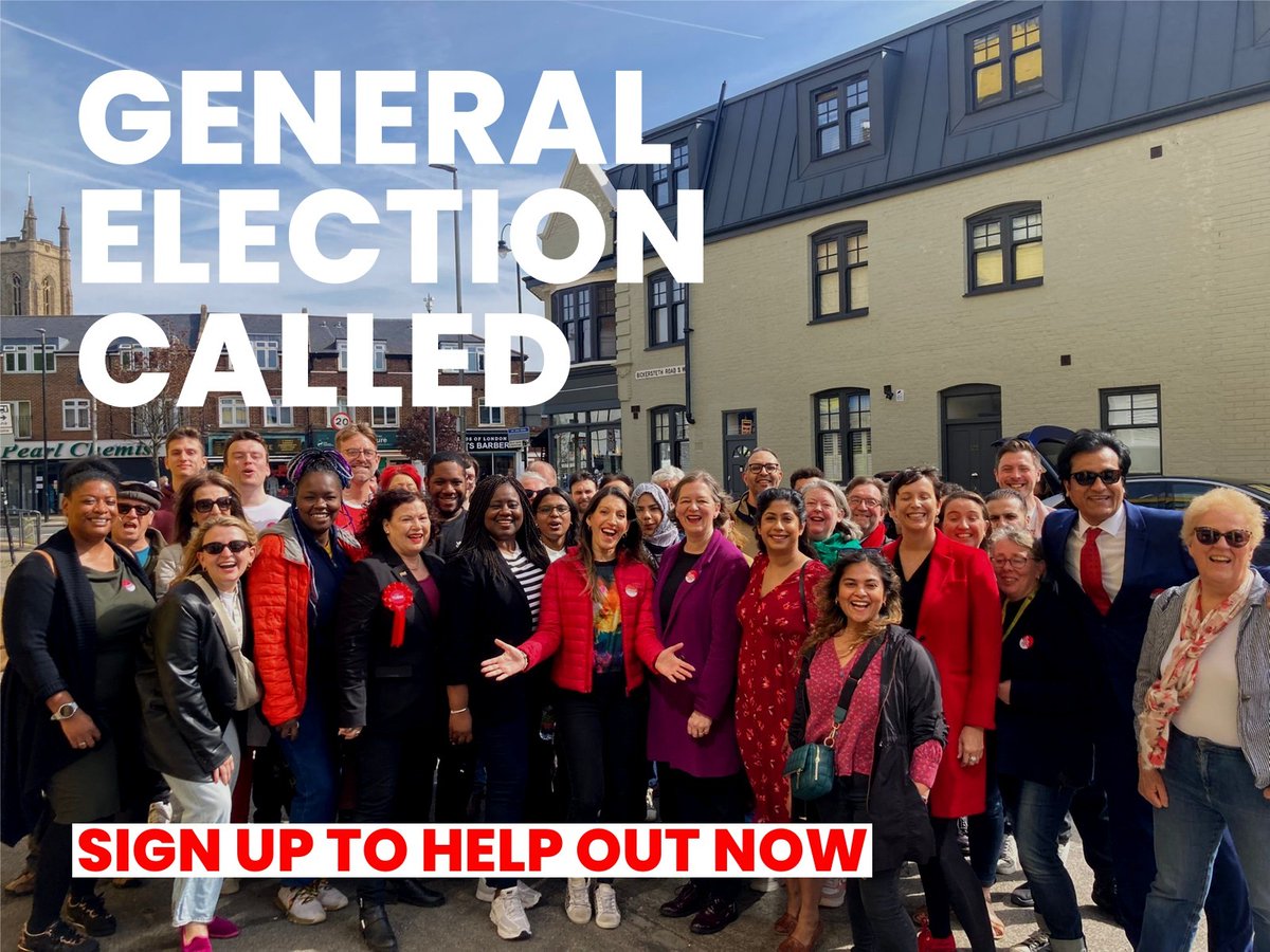 There is less that six weeks to go until polling day - we need every bit of help we can get to remove the Tories from Downing Street. If you can lend a hand simply sign up here: tootinglabour.co.uk/volunteer