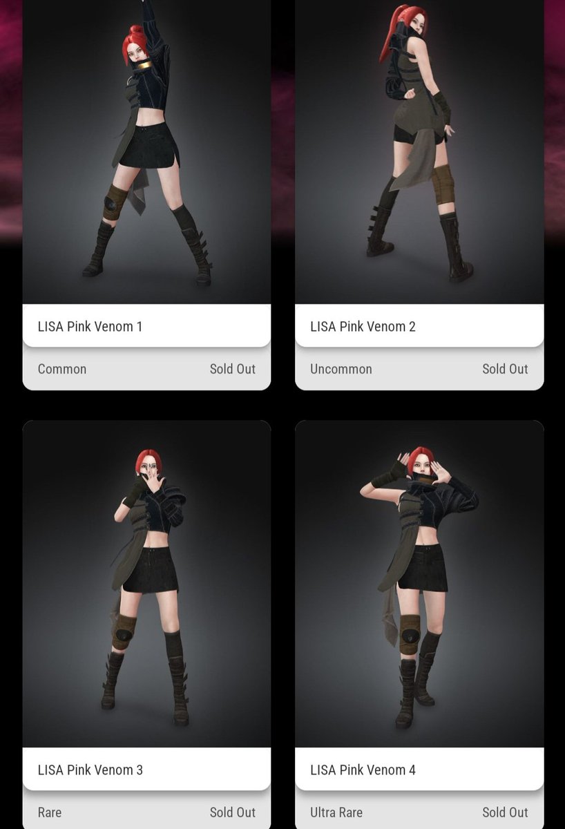 gushalls's tweet image. 🚨 @veve_official app shows #BlackPink Lisa drop as "SOLD OUT," but minutes later, changes back to available❕️🤔
#Devs #DiCo #UI