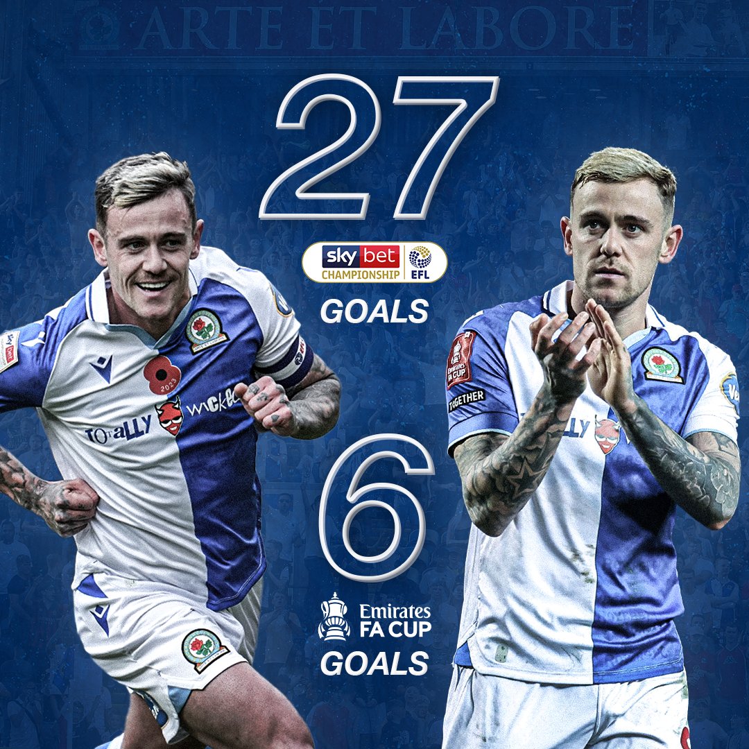 ☑️ @SkyBetChamp top scorer ☑️ @EmiratesFACup top scorer 🫡 No player has scored more goals in domestic competitions than @SamSzmodics this season! #Rovers 🔵⚪️