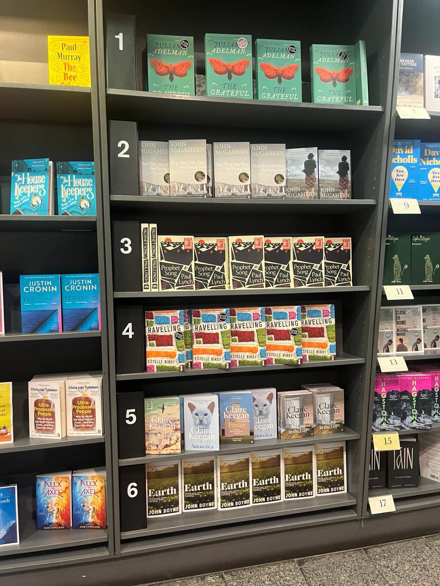 Ravelling was at Number 1 in the @Hodges_Figgis bestsellers section but that was in launch week when it had a big bump in sales. But it’s still right up there at Number 4. I can’t believe it. Thanks so much to all the great booksellers in Hodges Figgis and to every single person…