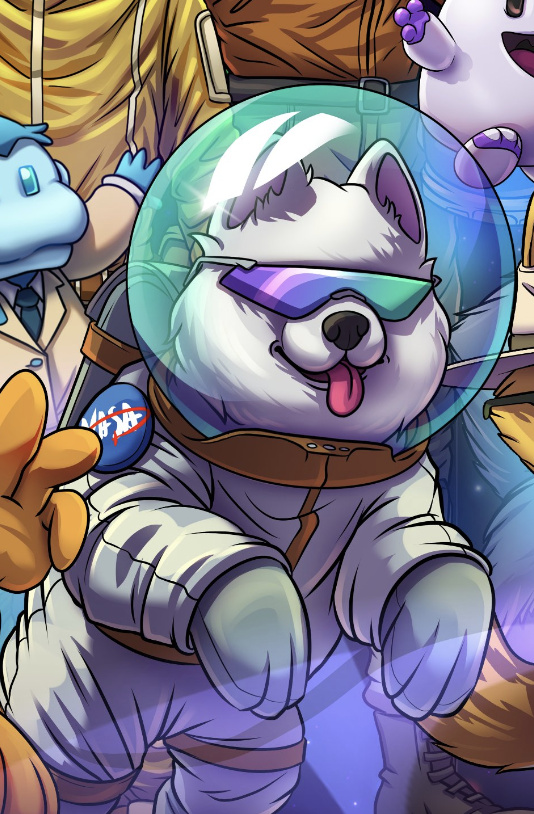 samoyedcoin's tweet photo. It's moon time, baby. 🚀 https://t.co/S2aq34WEgT