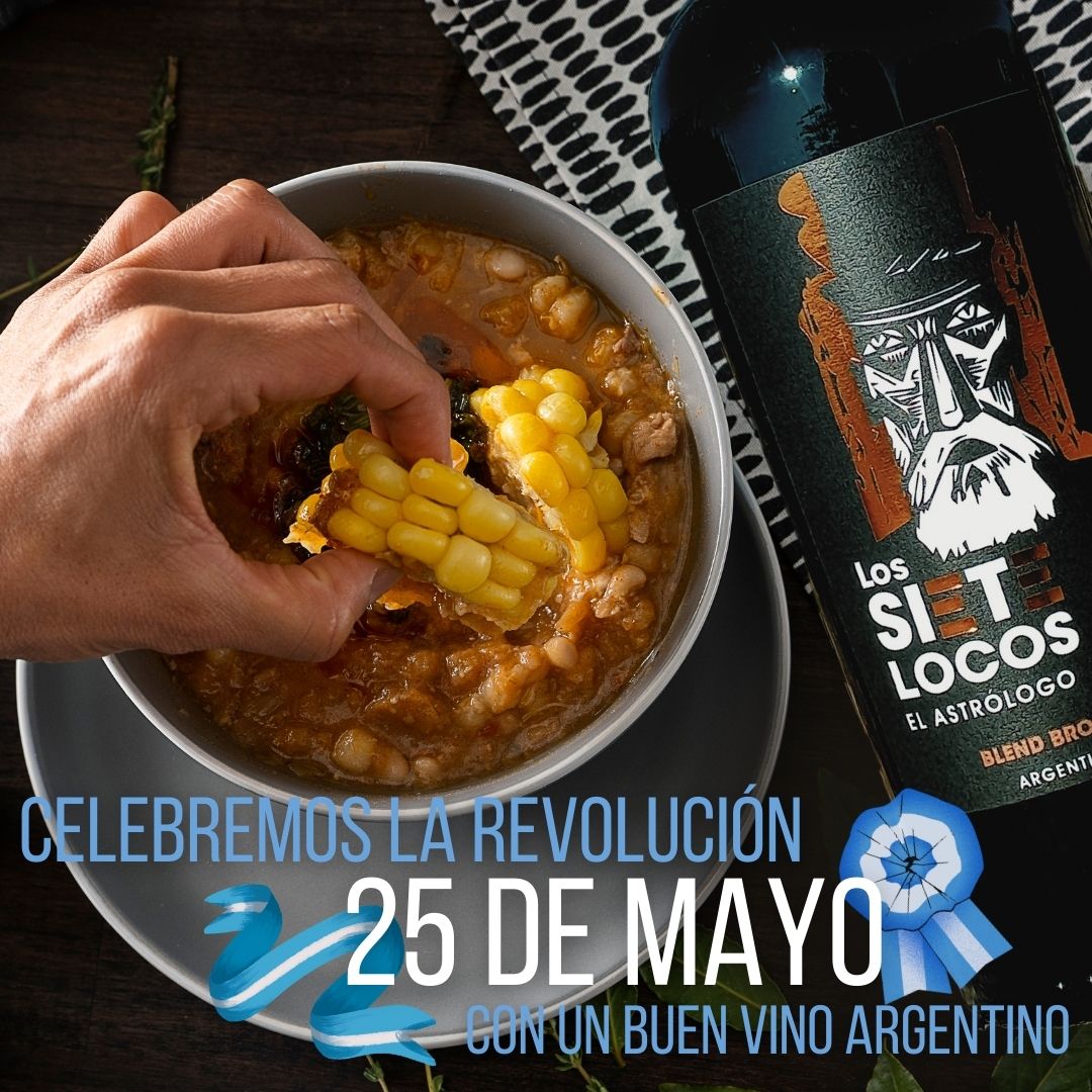 Hoy conmemoramos el aniversario de la Revolución de Mayo, un momento que nos recuerda la valentía y la pasión por la libertad. ¡Que viva la historia, la pasión y la grandeza de nuestra tierra! ✨ 

Encontrá nuestros vinos revolucionarios en sietelocoswines.com.ar