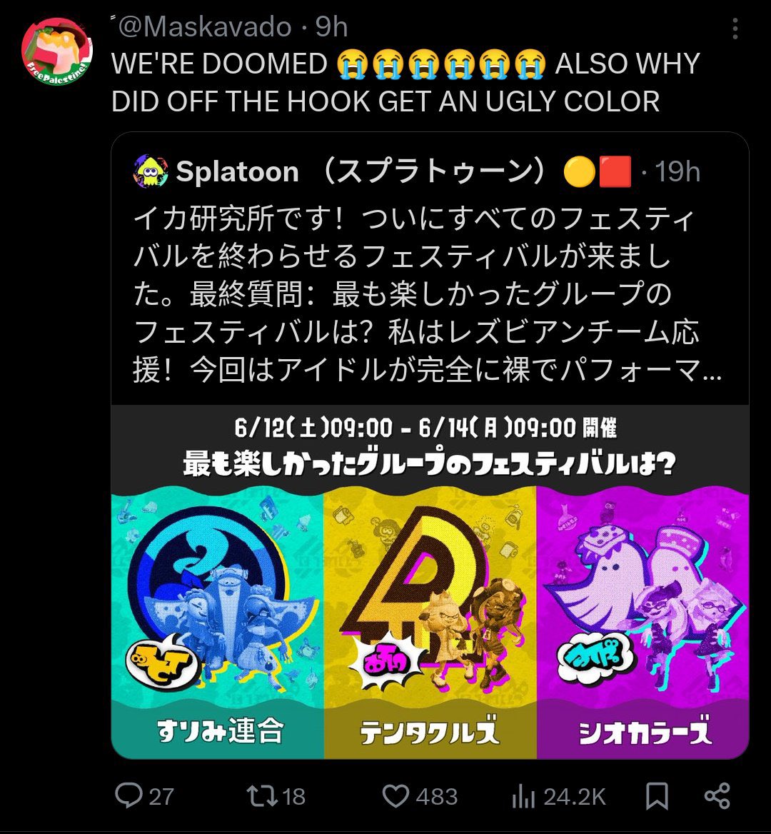splatoon struggle tweets (@inkstruggletwts) on Twitter photo 