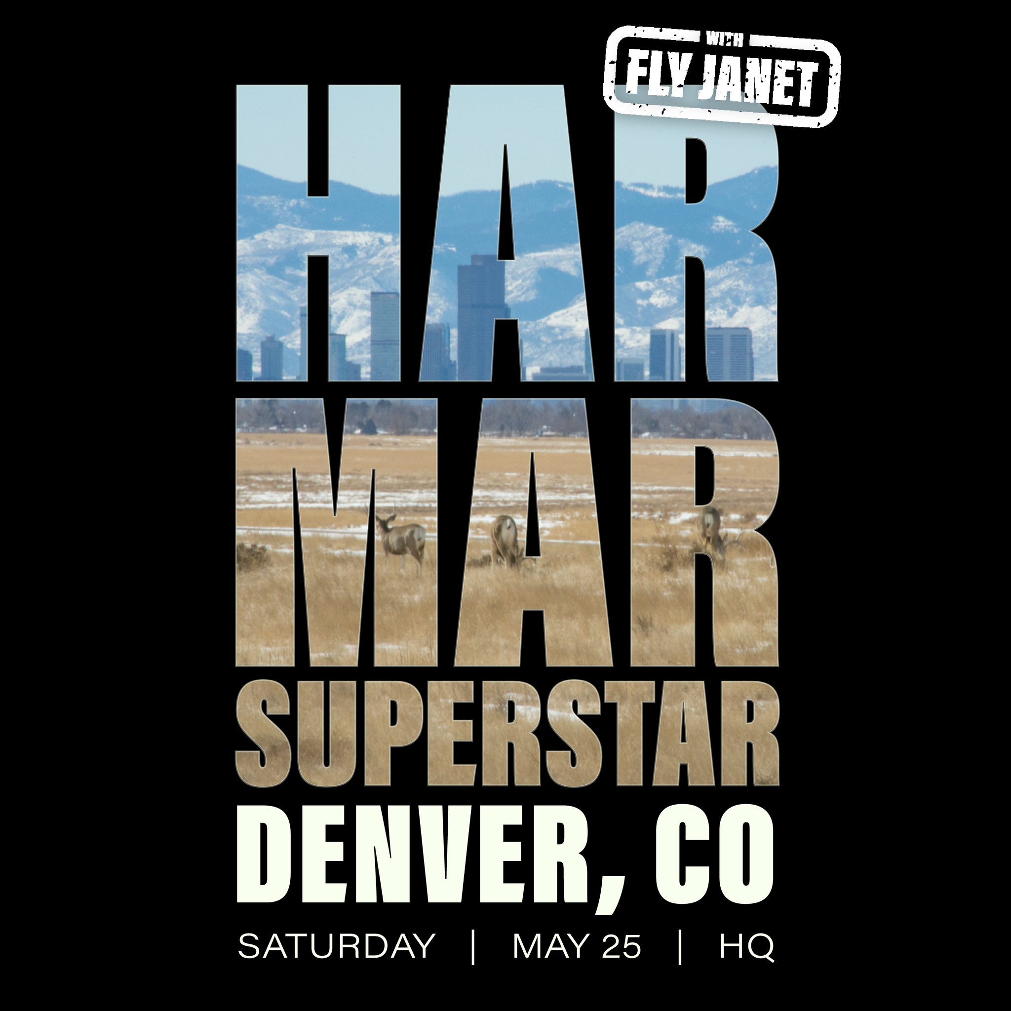 Har Mar Superstar on X Denver tonight at HQ Last show of this run. 8 00 Doors 9 00 FlyJanetBand 9 45 Har Mar Let s do this https t slzWUPAyJw https t 7Nrsd7yfTl X