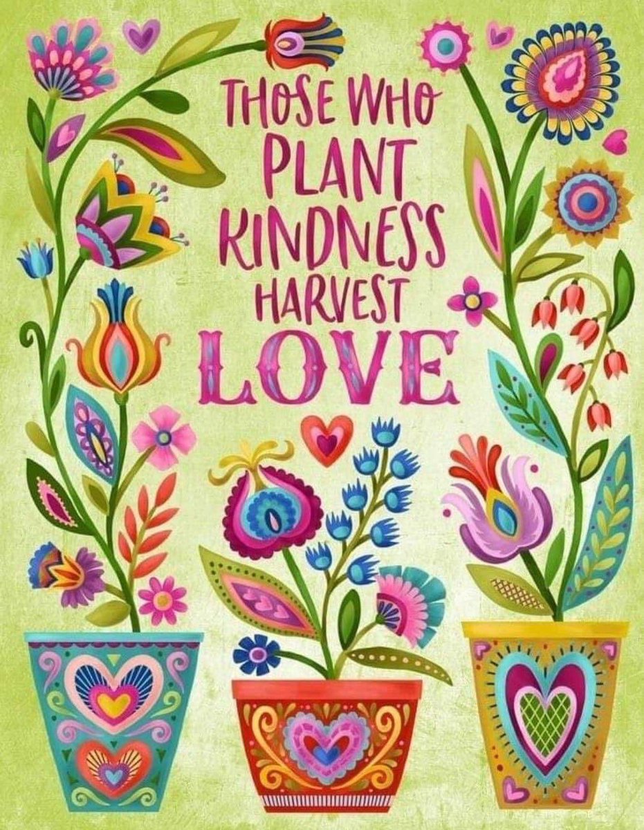Those who plant KINDNESS harvest LOVE ❤️ 
#IamChoosingLove 
#LUTL #IDWP 
#MindfulLiving
#Coexist #Unity 
#RadicalSelfCare
#Peace