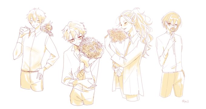 「bouquet white background」 illustration images(Latest)