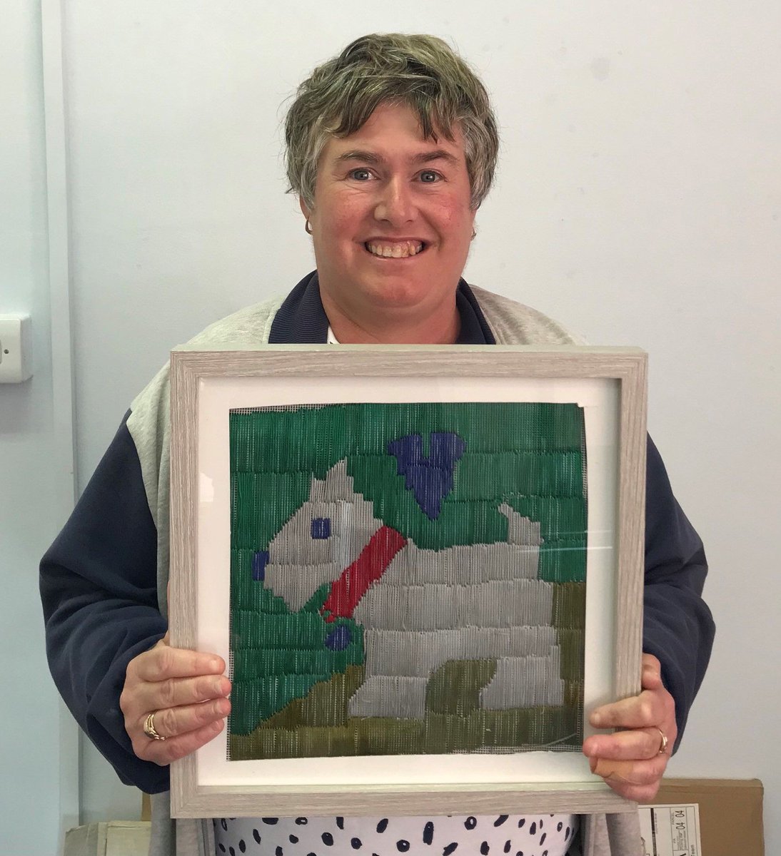 epilepsysociety's tweet photo. This #NationalEpilepsyWeek we have been sharing #PersonalBests from across our community, up next is Katie!
Katie is Epilepsy Society's resident expert needleworker, and has hand-made dozens of tapestries for staff all across our site. Here is some of her incredible work! π https://t.co/dz4GtNaaWg