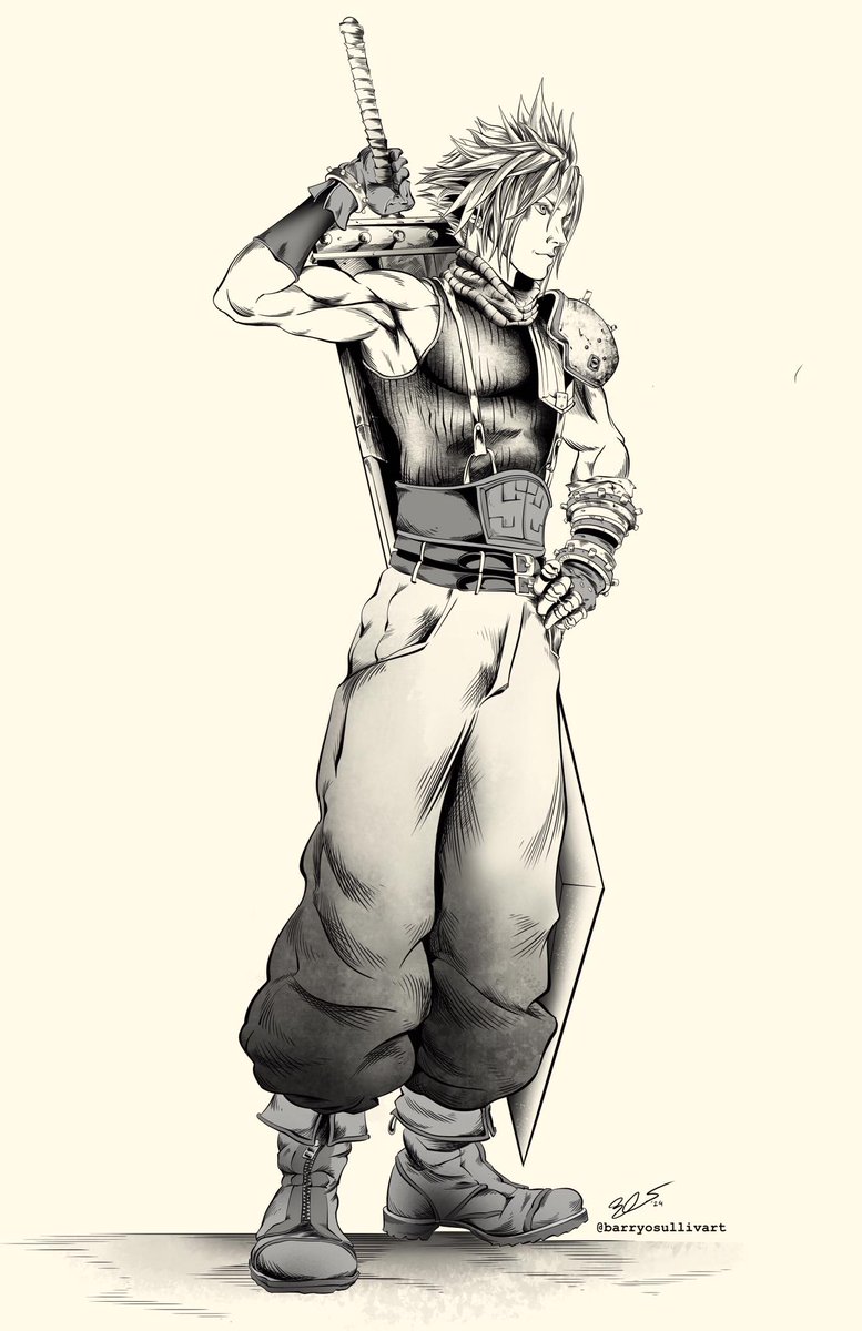 Lets mosey
Inks for the best boy

 #ffvii #FFVIIRemake