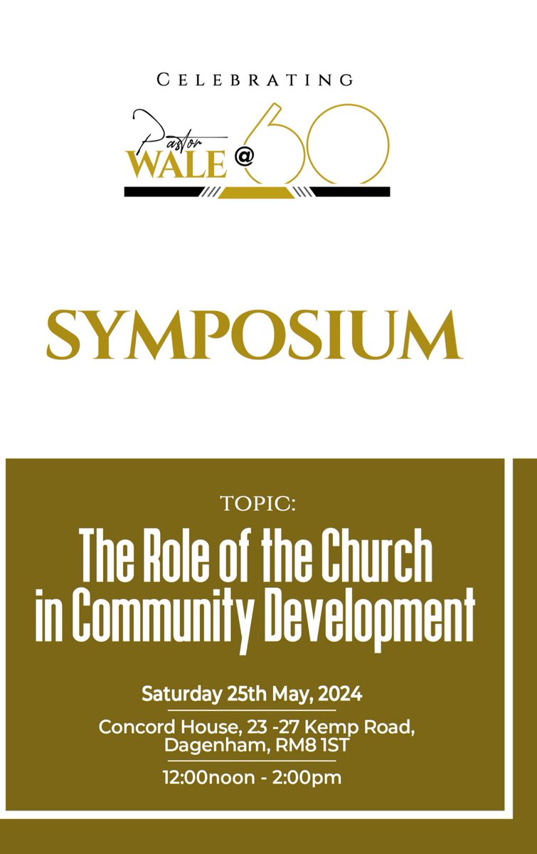 Now up @stephenctimms - The role of the church in Community Development- Hosted by @PastorWaleO #ChurchInCommunityDevelopment