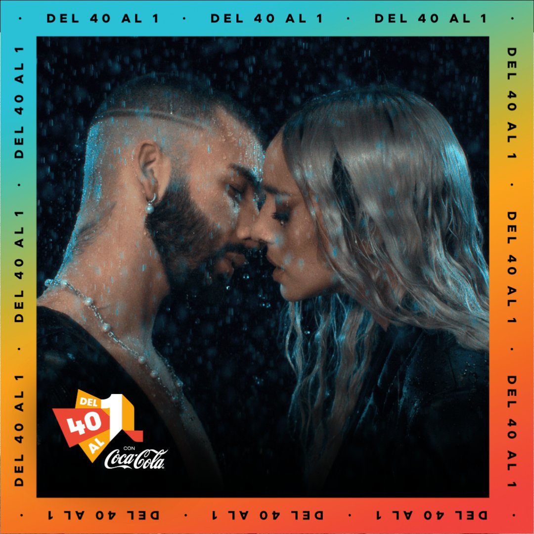 #5 (-2) @lolaindigomusic & @ManuelTurizoMTZ 1000COSAS Doblete del colombiano #Del40al1CocaCola del40al1.los40.com