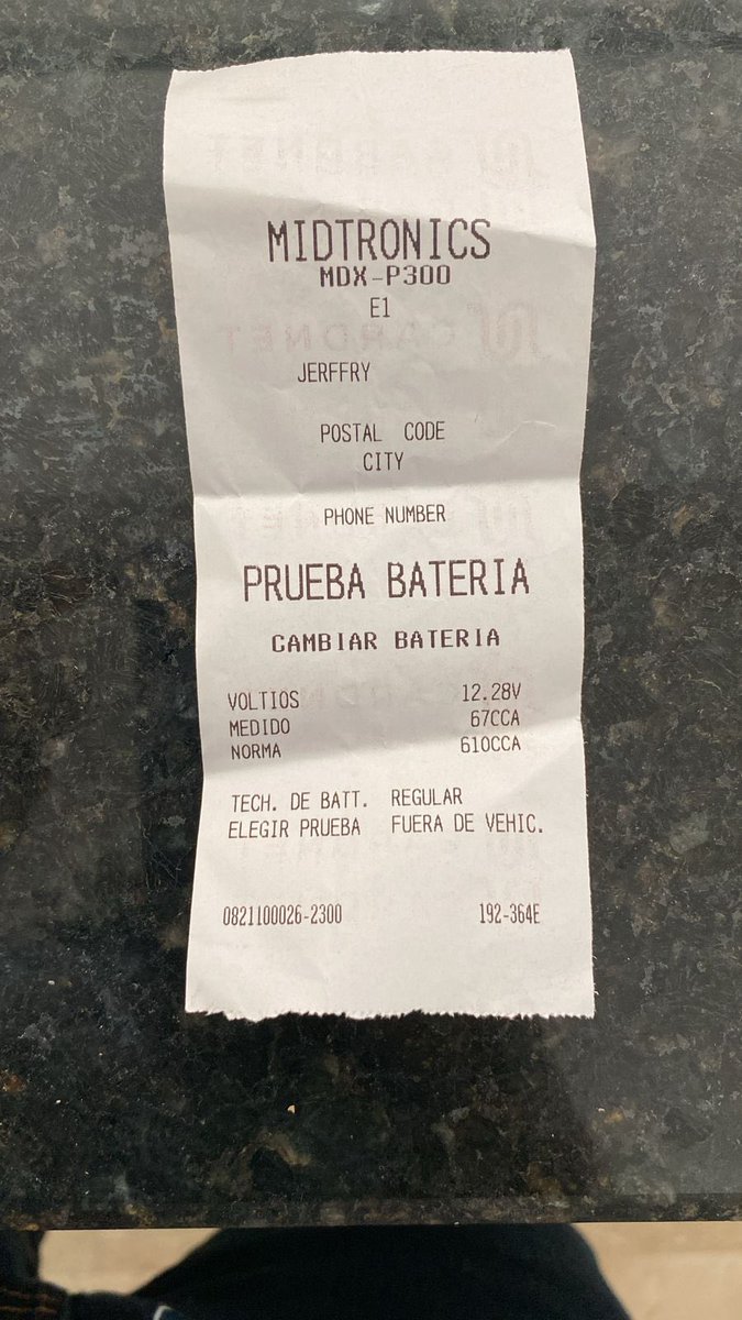 GeoTopografiaS's tweet photo. Esta política en el 2024 en la compra de batería debe de cambiar, es sin fundamento que te deba de exigir el marbete de la batería para reponer una garantía. @Grupoviamar @MQL_Racing  deben mejorar dicha política, muy fácil en comprarle y difícil darte la garantía https://t.co/V7VcVtTR10