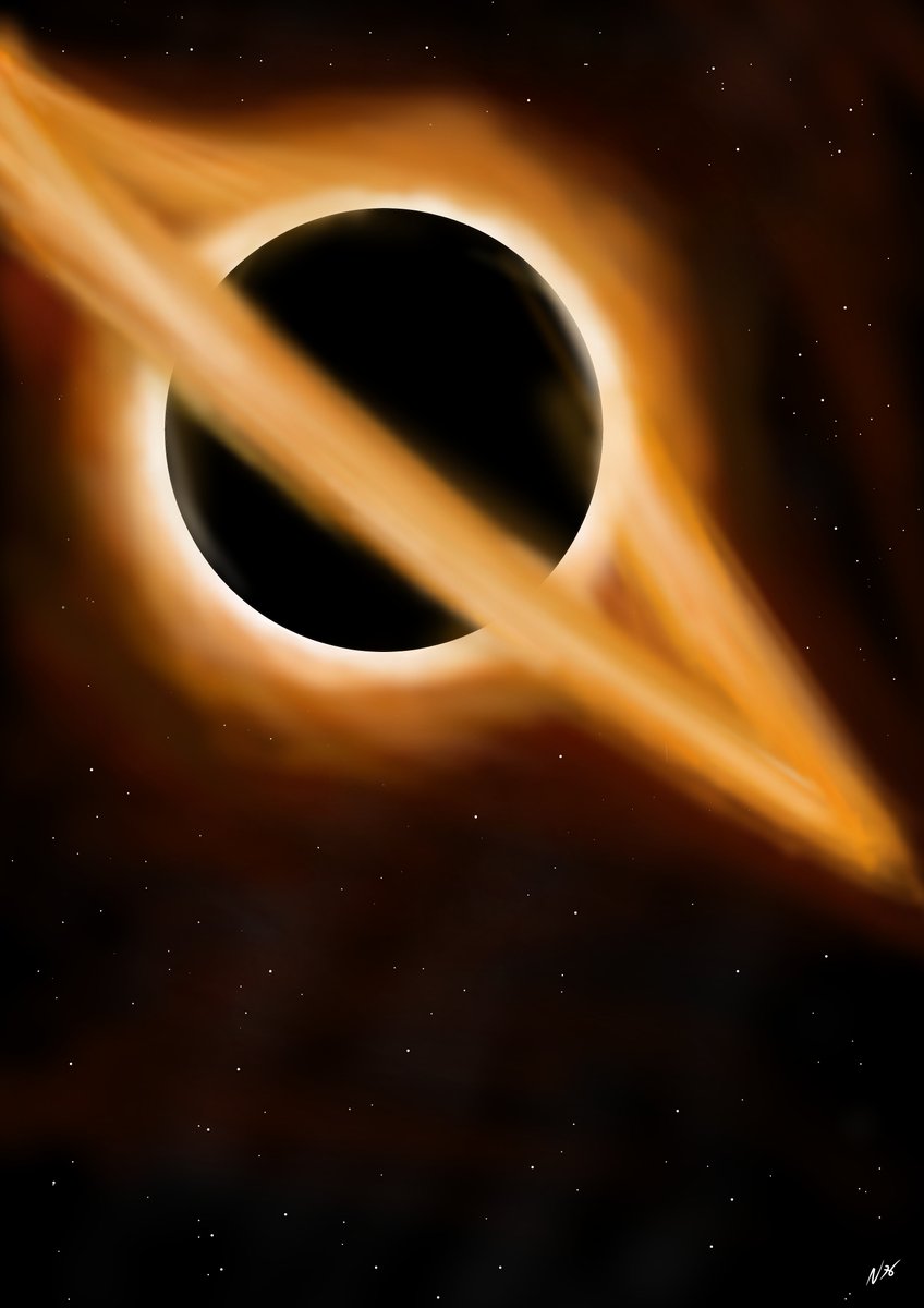 Clearest image of the N76 Black Hole provided by me.