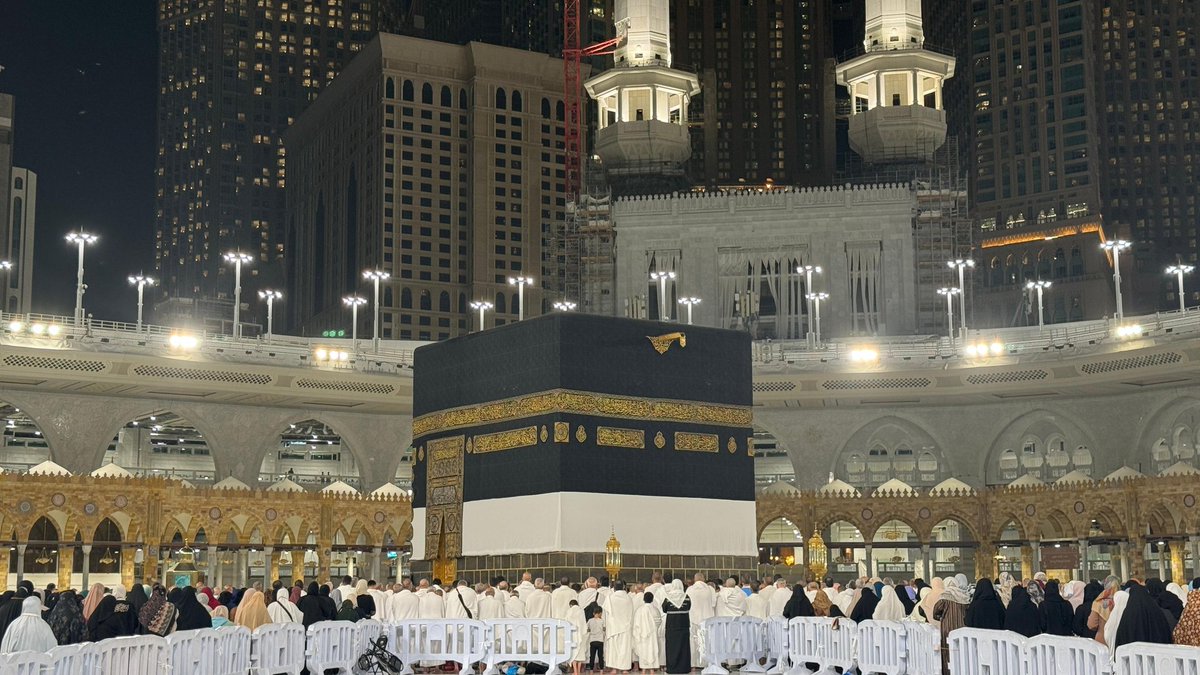 HaramainInfo's tweet photo. Masjid Al Haram earlier this morning https://t.co/z6WOaoyGxW