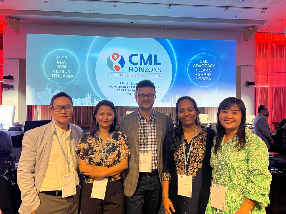 pasusant63's tweet photo. Now, we are attending CML Horizons Hybrid Meeting 2024(22nd International Conference for Organizations Representing Patients with CML during 24-26 May, 2024 in Vilnius, Lithuania.
#CML #cmlhz24  #cmladvocatesnetwork https://t.co/lyVjVf8xpQ