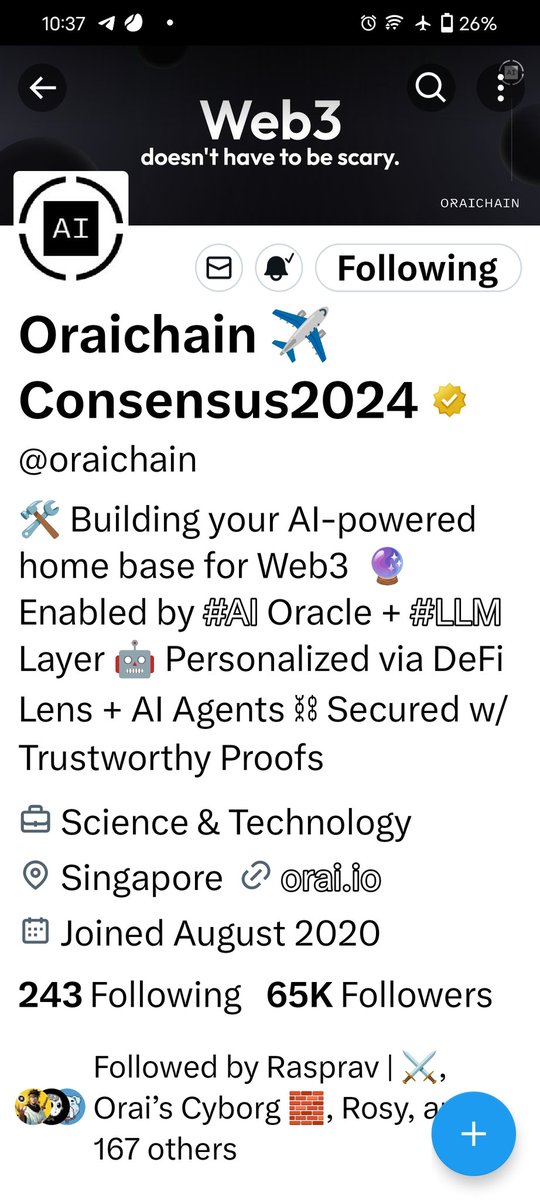 CoinsgridLens's tweet photo. Why Orai is No 1 #Ai L1 Oracle 🤔
Doge CMC is very high 

$Orai is all in one 
Project 💪
@oraichain
$Orai 💾🚀💥📈
@oraichain 
#Ai L1 Oracle 
👀👀CMC is 250 Mn 
It can't be digested
#bluechip
,👀#Ai agent 
👀#Gpu staking 💾
🌌Universal swap 
#liquid_staking 
#Btc staking 
👀#Usdc #Auction 
👀#RWA. 👀#Trustwrthy proffs 👀👀#Ai 
#All ai data filter throw $orai   
 #Aidefilens
90+Developer in hose 
25+partnerships 
👀19.5 total supply 82% in Circulating 
👀 Only one and One project has no VC , holding 
👀#Cominuity driven tokonomics 
Why I am 100%in $ORAI. $RNDR 

Why Not in all these coin 👇
$Akt $Fet $Ocean $Agix $Link $Inj   $Ais. $Tao