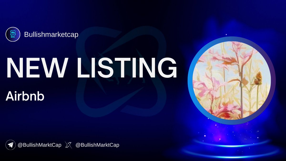 BullishMarktCap's tweet photo. 🐬💥🐬#Airbnb(@Uniswap) listed on Bullishmarketcap.

💥Statu: Sale-Phase
💥Launchpad:Fjord Foundry(@FjordFoundry)

🗣 Community link :https://t.co/QLJxwQ4Ir8

👉Details:https://t.co/DNLlI574J7

#BSC  #Eth #Avax #Solana #Optimism #Ido #Ico #Ieo #Pinksale #fairlaunch #trend #daomaker #Kommunitas #Mexc #Gateio