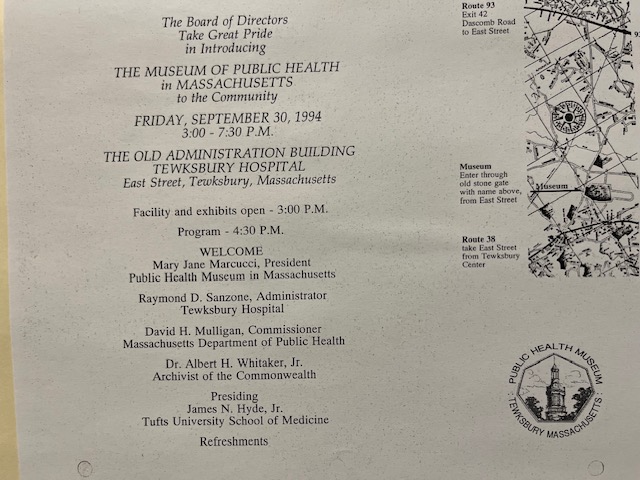 We look back on the opening of the museum 30 years ago! We've got special events events planned- check back often! #museum #publichealth #massachusetts#tewksbury