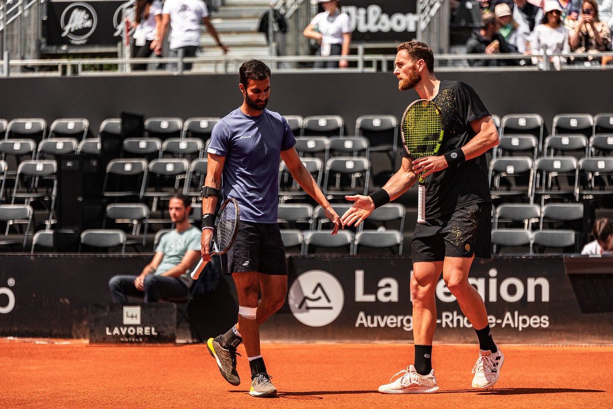 India_AllSports's tweet photo. News Flash: Yuki Bhambri & Albano Olivetti finish Runner-up at Lyon Open (ATP 250).
They went down fighting to Heliövaara & Patten 6-3, 6-7, 8-10 in Doubles Final.
#LyonOpen