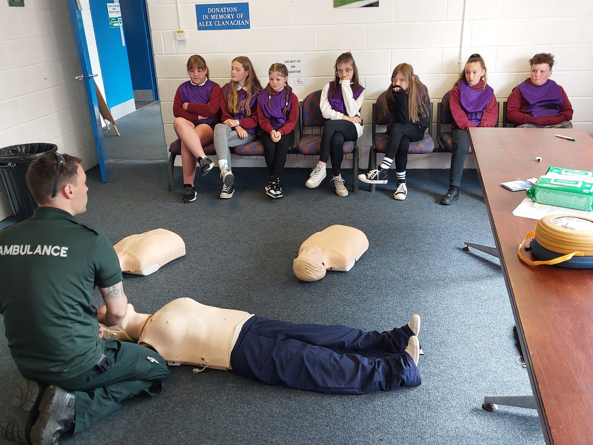 Thanks to our staff who attended Operation Safety this week at Stair Park, the home of Stranraer FC SAS staff Cassie Wren, Ailsa Kennedy, Andrea Hamilton, Neil Dalrymple and Team Leader Grace Aspden taught first aid to 370 primary 6 pupils from 27 schools across Galloway