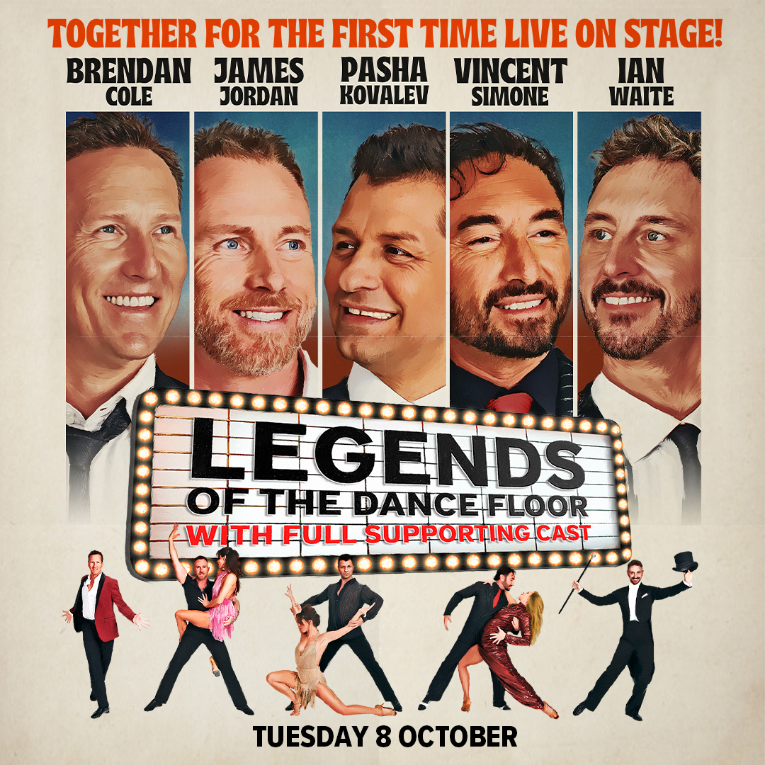 ICYMI: <a href="/bbcstrictly/">BBC Strictly ✨</a> legends <a href="/BrendanCole/">Brendan Cole</a>, <a href="/The_JamesJordan/">James Jordan</a>, <a href="/PashaKovalev/">Pasha Kovalev</a>, Vincent Simone &amp; @ianwaiter in a spectacular new show, Legends of The Dance Floor!

🎟️ Tickets are on sale now, get them here: lwtheatres.co.uk/whats-on/legen…