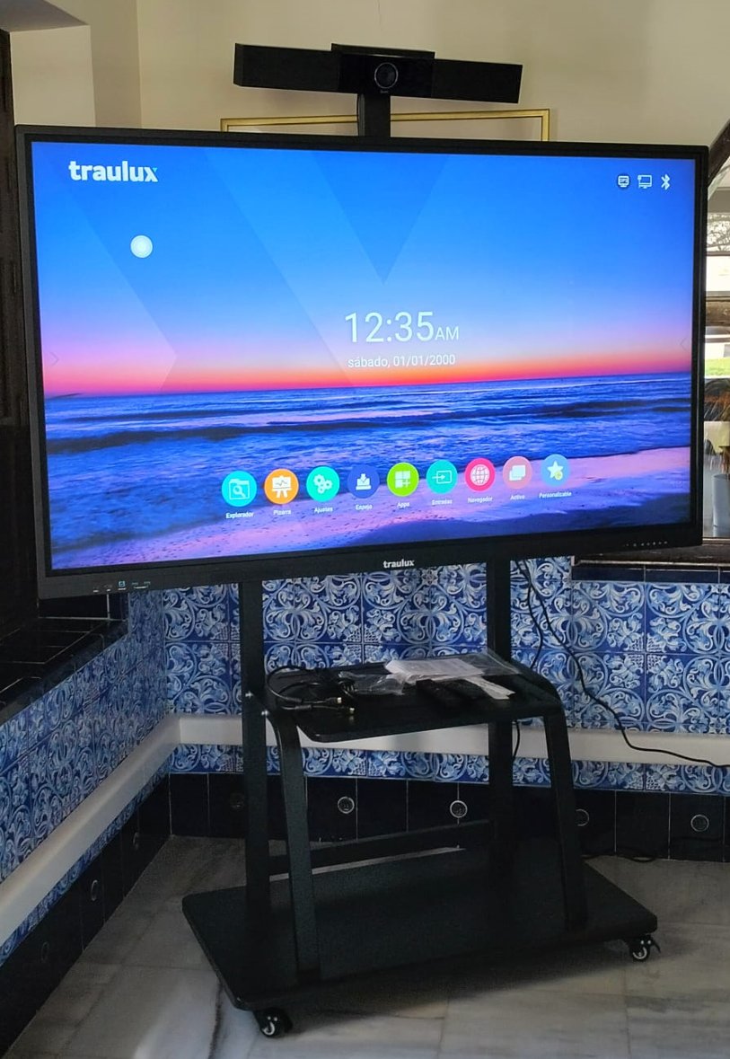 tpinformatica's tweet image. Solución integrada diseñada para maximizar la eficacia de las videoconferencias y la interactividad en el aula o la oficina. Este conjunto premium combina lo último en tecnología de #monitores interactivos, computación y #videoconferencia