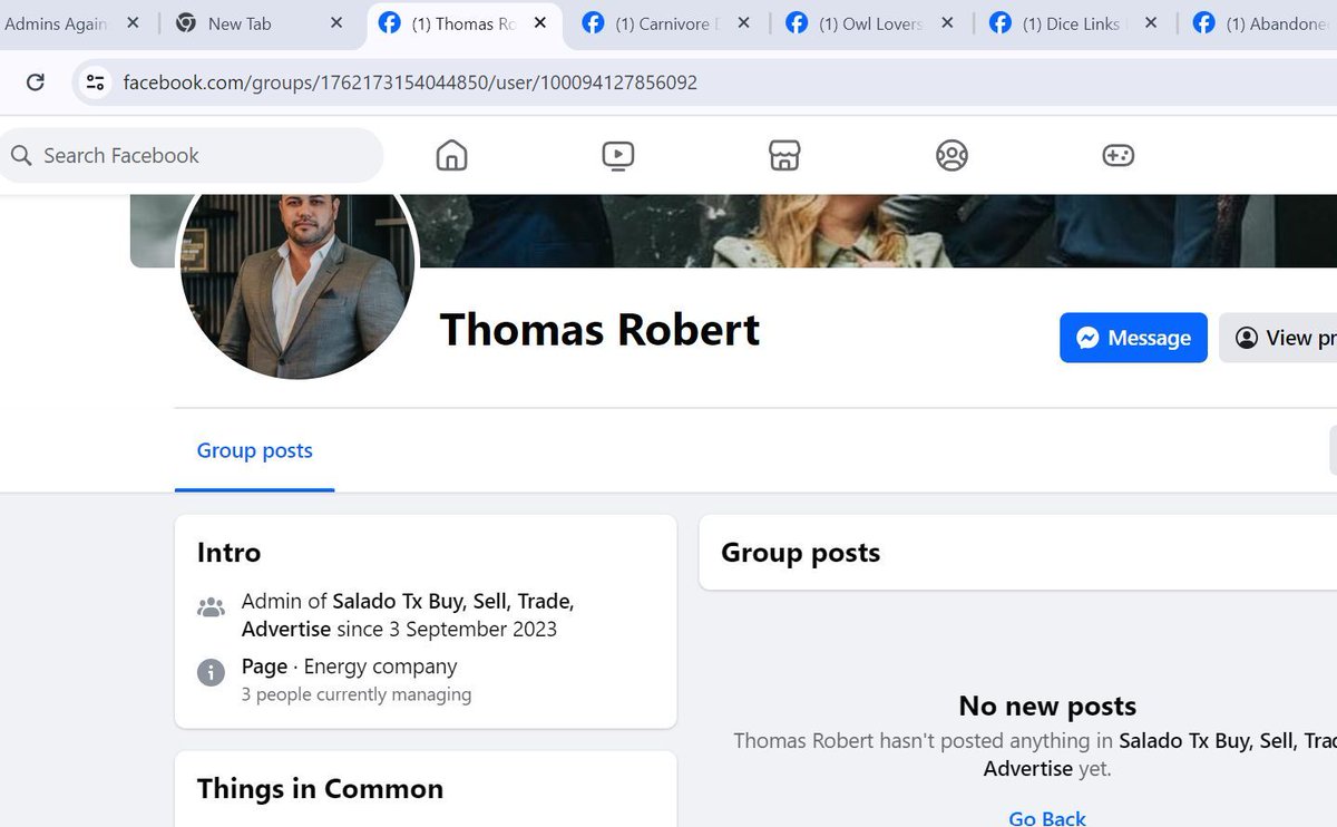 Salado Tx Buy, Sell, stolen 3 Sept 23 #Facebook group by #hacker Thomas Robert (below) Report DM/ comment on info you have on #HackersOnFacebook
#FacebookScams @meta <a href="/facebook/">Facebook</a>
