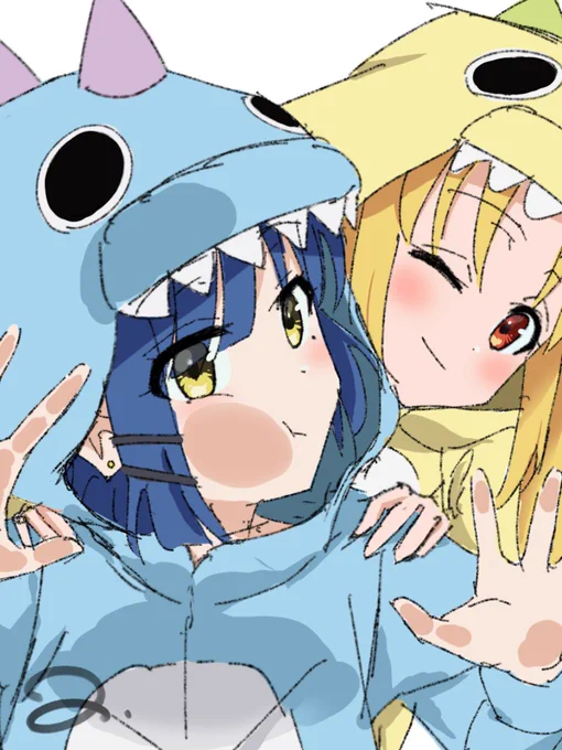リョウ虹モンスターズ#ぼっち・ざ・ろっく #山田リョウ#伊地知虹夏 
