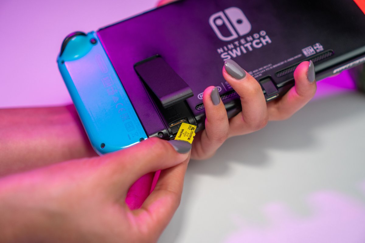 Sinta o orgulho nerd sempre com os melhores produtos da SanDisk. o cartão de memória microSD SanDisk licenciado para Nintendo Switch você armazena todos os seus jogos. 🎮

#DiaDoOrgulhoNerd #SanDisk #NintendoSwitch