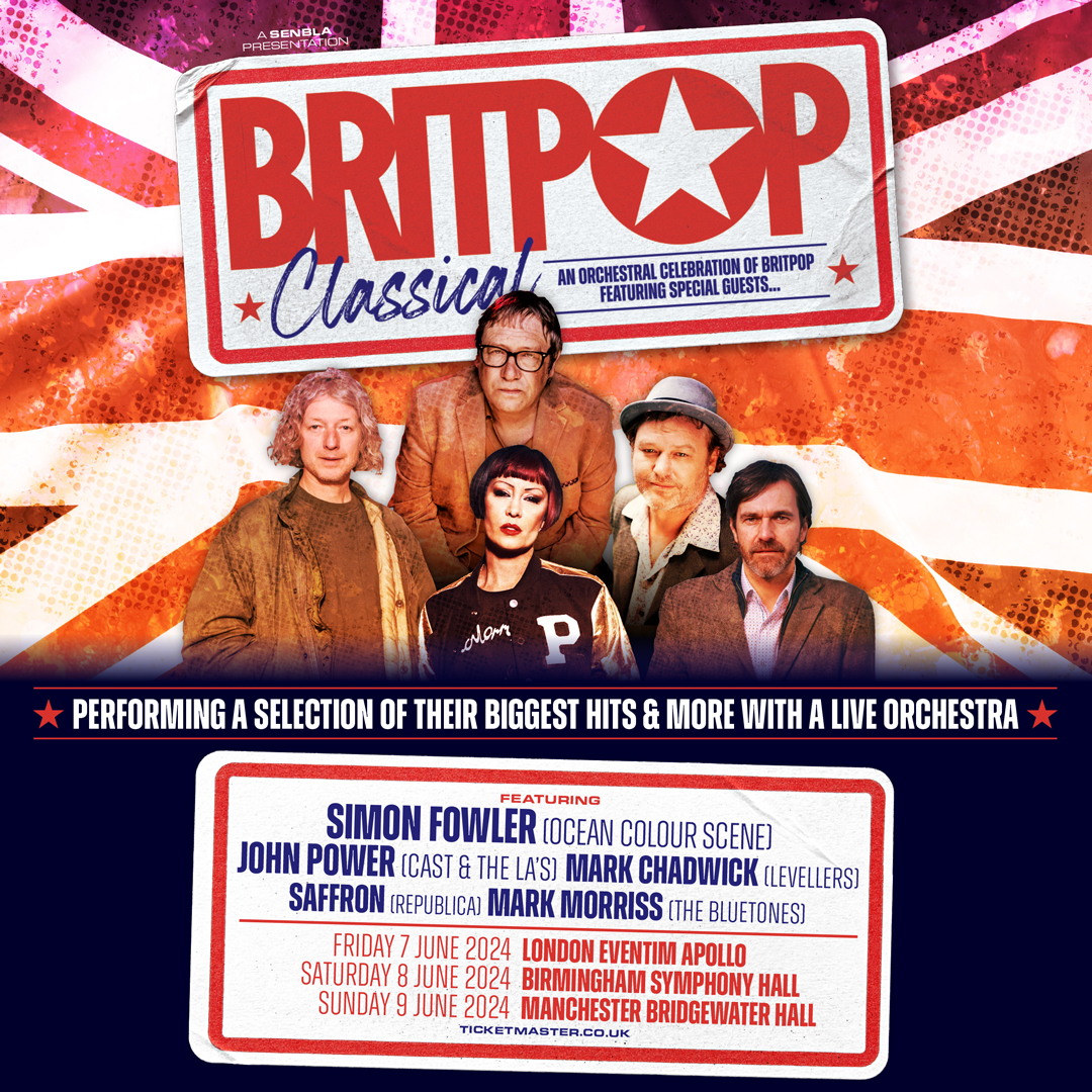 🎤50% off tickets 🎵 Britpop Classical - all dates 📍London, Birmingham + Manchester 🎟️ >> bit.ly/4auF6jL T&C's apply