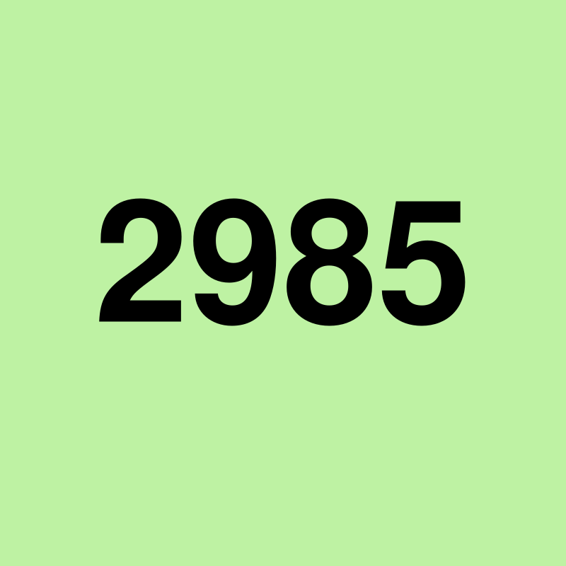 4numbers_'s tweet photo. 2985 https://t.co/Bh5mYPXAP5