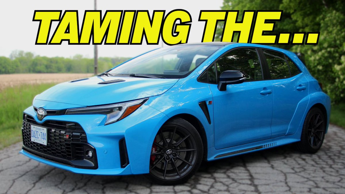 brianmakse's tweet photo. Think a track weapon can't be your daily driver? We put the 2024 GR Corolla Circuit Edition to the test for a WEEK! Unexpected challenges &amp; surprising benefits revealed! Watch now &amp; see if it tames the beast!  

https://t.co/t0b1w3AZEG

#GRCorolla #HotHatchLife https://t.co/e2nXjwJ7AQ