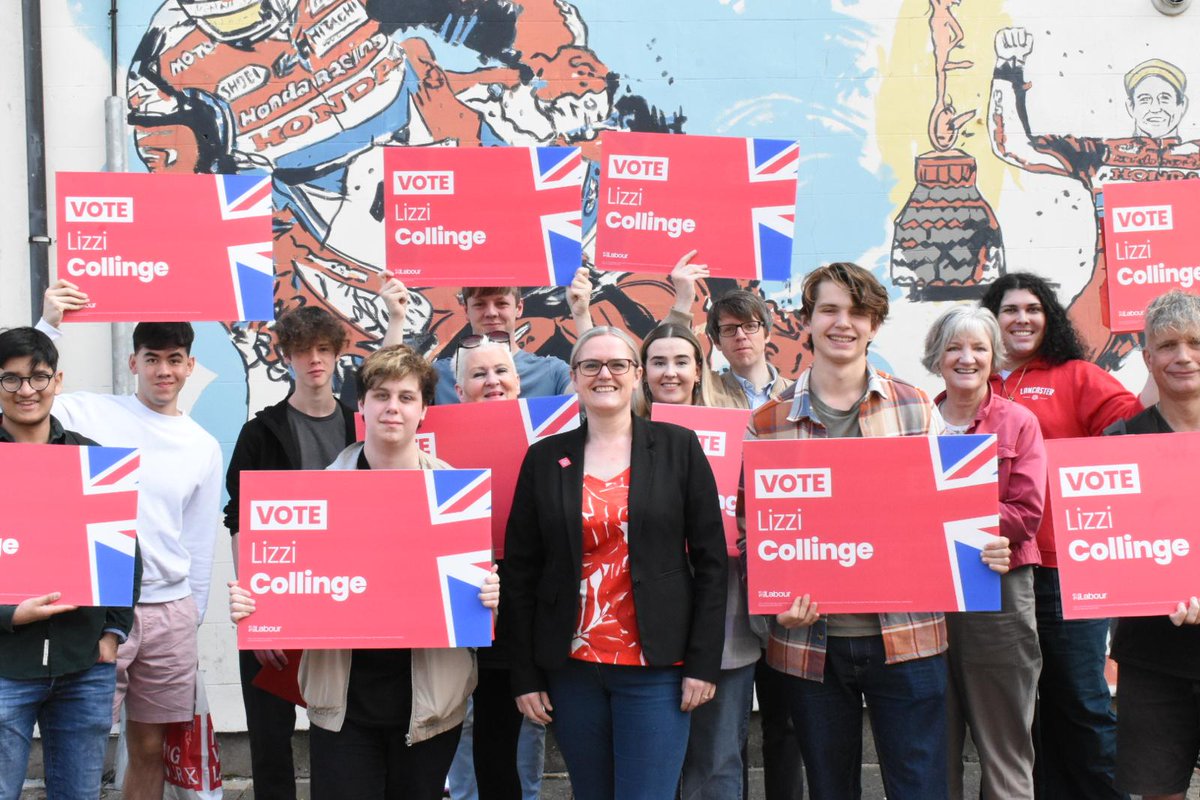 Lewis Hurst 🌹 (@lewishurstlancs) on Twitter photo 🔥North West Young Labour taking the fight to the Tories 🔥
In Morecambe, people are excited to turn the page on 14 years of failure and elect a Labour government!
Thank you to <a href="/LizziCollinge/">Lizzi Collinge MP</a> and the Morecambe Labour team for having us 🌹🦐 🔥North West Young Labour taking the fight to the Tories 🔥
In Morecambe, people are excited to turn the page on 14 years of failure and elect a Labour government!
Thank you to <a href="/LizziCollinge/">Lizzi Collinge MP</a> and the Morecambe Labour team for having us 🌹🦐