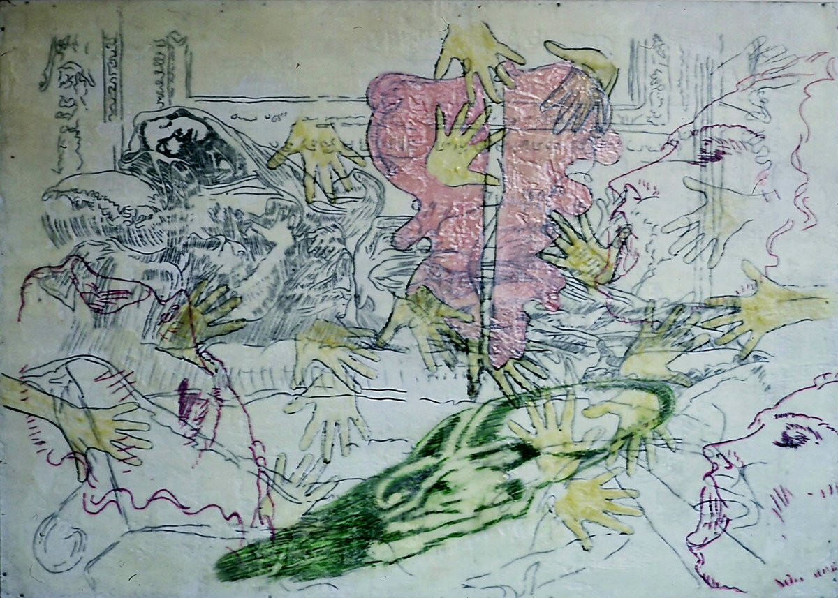 nickwyatt_art's tweet photo. Nichoĺas Wyatt. Beata Albertona, 1997. Referenced in  The Christian Image &amp; Contemporary British Painting ( The Communication of Meaning &amp; Experience in Religious paintings, Loughorough University 2015
https://t.co/WU95j9otLB

   #contemporarybritishpainting #nicholaswyattartist https://t.co/z2ZIlMicmo