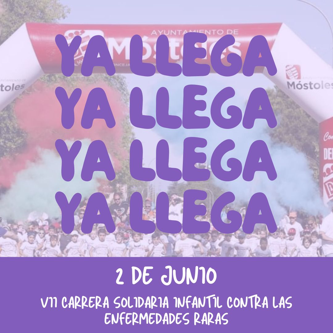 ¿Estás listo para la 𝗩𝗜𝗜 𝗖𝗮𝗿𝗿𝗲𝗿𝗮 𝗦𝗼𝗹𝗶𝗱𝗮𝗿𝗶𝗮 𝗜𝗻𝗳𝗮𝗻𝘁𝗶𝗹? ¡Ya no queda nada para el gran día! 🏃‍♂️⁣
¡Nos vemos en la línea de salida el 𝟮 𝗱𝗲 𝗷𝘂𝗻𝗶𝗼! #CarreraSolidariaInfantil #Mostoles