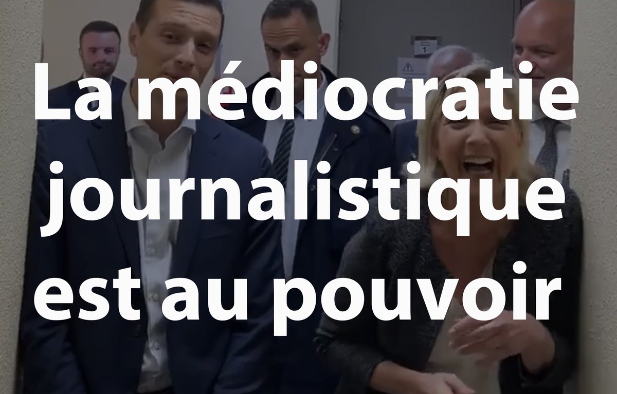 medias_citoyens's tweet image. LA MÉDIOCRATIE JOURNALISTIQUE EST AU POUVOIR - En dépit des immenses efforts déployés par nos médias pour dissimuler l’incompétence du candidat Bardella (Bardellamania oblige), la forfaiture a finalement été établie le 23 mai 2024 sur le plateau de l’émission L’Événement sur…