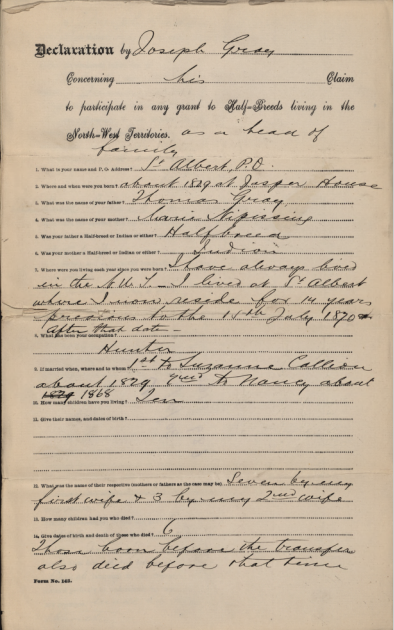 MichifMcKay's tweet photo. @LittleShellKwe @RoeCloudRolls Yup, Michel Gray's father Joseph married the daughter of #Iroquois Legend Chief Kwarakante, Susanne Calihoo(1827-65).
Michel & the 1880 Census, 5 years before Joseph applied for Scrip; predating the State of Montana & the Province of Alberta.
Definitely not #LittleShellTribe. https://t.co/MMTWT07Uie