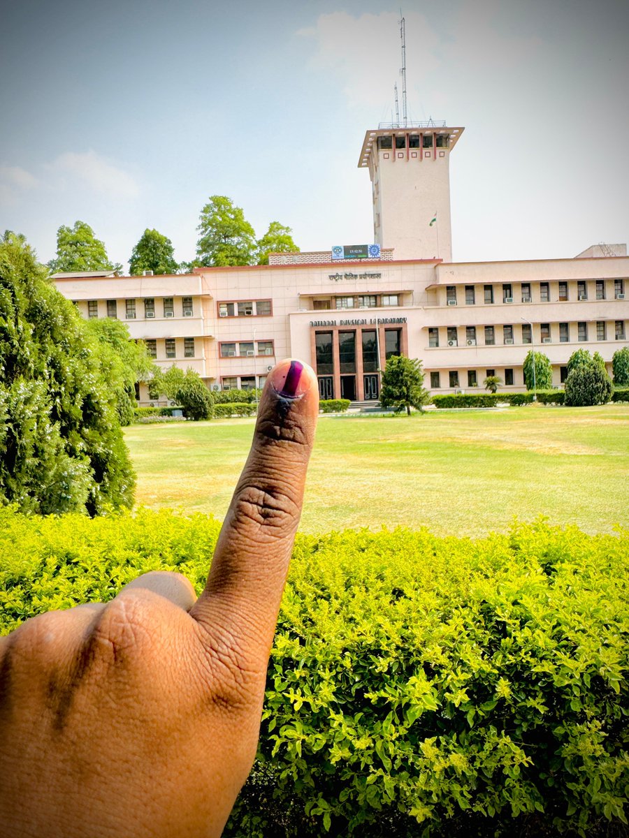 This is the place (CSIR-NPLI) where indelible ink was discovered around 1950, during the tenure of Dr. K.S. Krishnan, who was also a co-discoverer of the Raman effect. This ink is exported to around 30 countries. I just cast my vote after a 10-year gap in Delhi, please vote